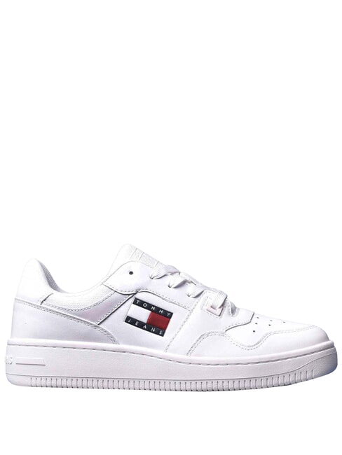 TOMMY JEANS Ledersneakers Wei&szlig; - Herrenschuhe