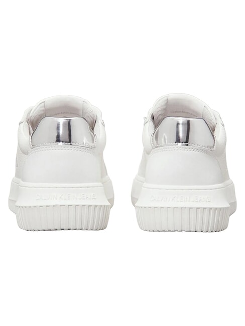 CHUNKY Ledersneakers Wei&szlig; - Damenschuhe