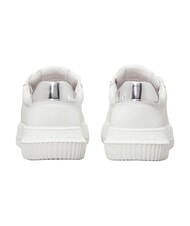 CALVIN KLEIN CHUNKY Ledersneakers Wei&szlig; - Damenschuhe - 3