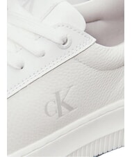 CALVIN KLEIN CHUNKY Ledersneakers Wei&szlig; - Damenschuhe - 5