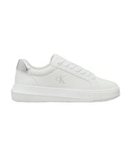 CALVIN KLEIN CHUNKY Ledersneakers Wei&szlig; - Damenschuhe - 6