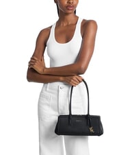 MICHAEL KORS LAILA Schultertasche, Leder Schwarz - Damentaschen - 3