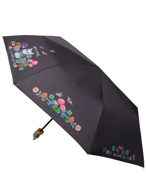 BASIC Mini-Regenschirm mit manueller &Ouml;ffnung Schwarz - Regenschirme