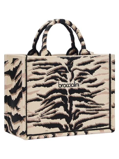 WINTER S Handtasche, Doppelgriff Tiger - Damentaschen
