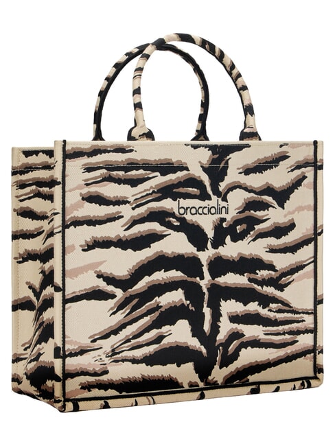 WINTER XL-Handtasche mit zwei Henkeln Tiger - Damentaschen