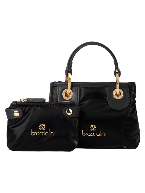 BETH PUFFY Mini-Handtasche mit Schulterriemen Schwarz - Damentaschen