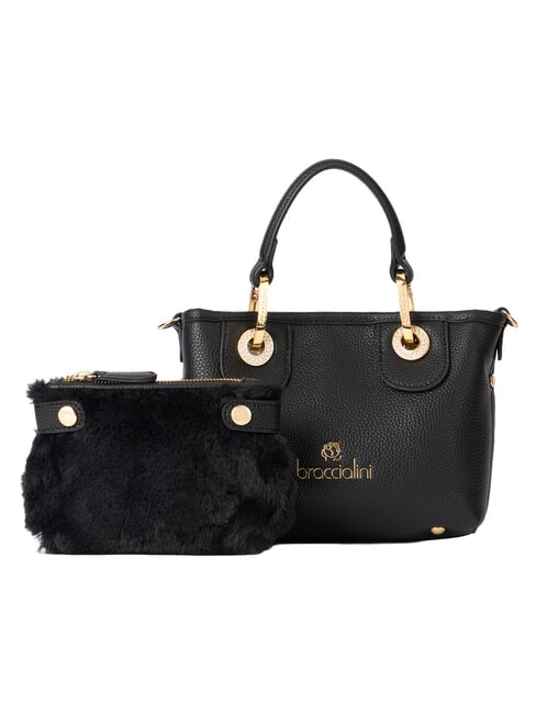 BETH Mini-Handtasche mit Schulterriemen Schwarz - Damentaschen