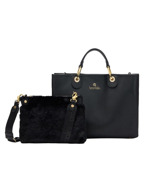 BETH L Handtasche mit Doppelgriff Schwarz - Damentaschen