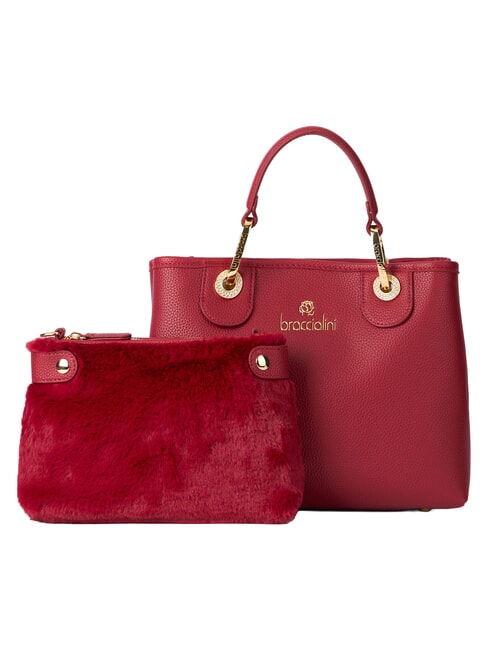 BETH M Handtasche mit Doppelgriff Rot - Damentaschen