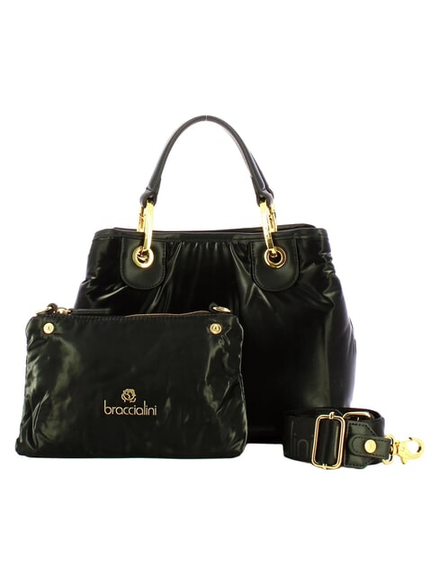 BETH PUFFY M Handtasche mit Schulterriemen Schwarz - Damentaschen