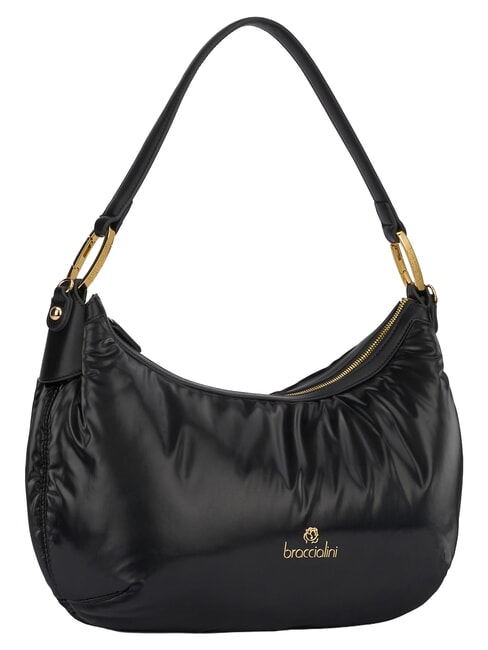 BETH PUFFY L Schultertasche mit Schultergurt Schwarz - Damentaschen