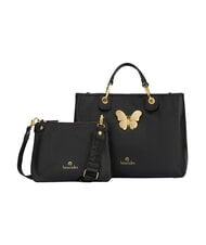 BRACCIALINI BETH JEWELS L Handtasche mit zwei Henkeln und Schulterriemen Schwarz - Damentaschen - 3