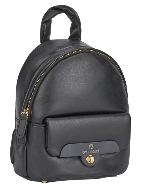 PUFFY Rucksack mit Nappa-Effekt Schwarz - Damentaschen