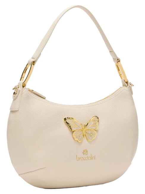 BETH JEWELS M Halbmondf&ouml;rmige Schultertasche Beige - Damentaschen