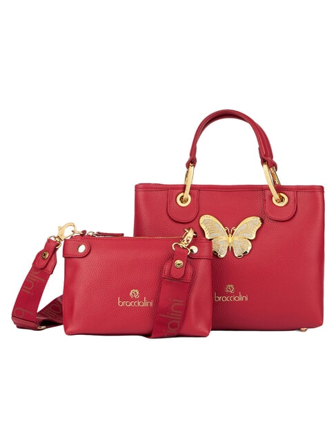 BETH JEWELS M Handtasche mit Doppelgriff Rot - Damentaschen