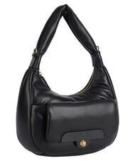 BRACCIALINI PUFFY S Schultertasche mit Schultergurt Schwarz - Damentaschen - 2