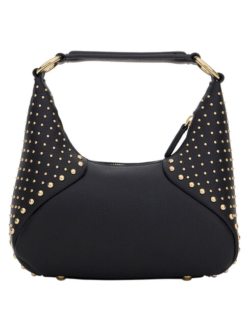 ROCK Mini-Schultertasche mit Schultergurt Schwarz - Damentaschen