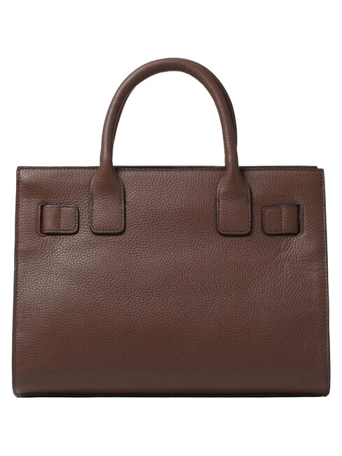 HELLEN Lederhandtasche mit Schulterriemen braun - Damentaschen