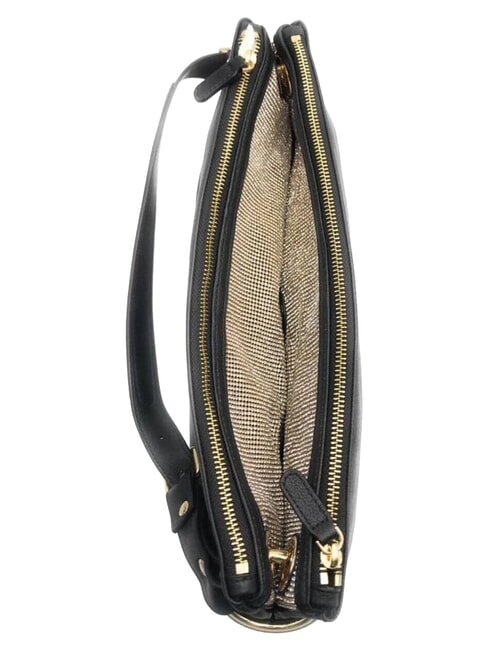 NORA L Verstellbare Schultertasche Schwarz - Damentaschen