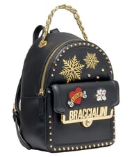 BRACCIALINI ROCK Rucksack mit vorderer Cliptasche - Damentaschen
