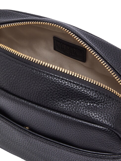 FAIZA Mini-Tasche mit verstellbarem Schultergurt schwarz/stahl - Damentaschen