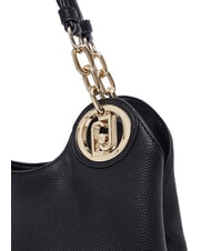 LIUJO FAIZA Handtasche mit Schulterriemen schwarz/stahl - Damentaschen - 4