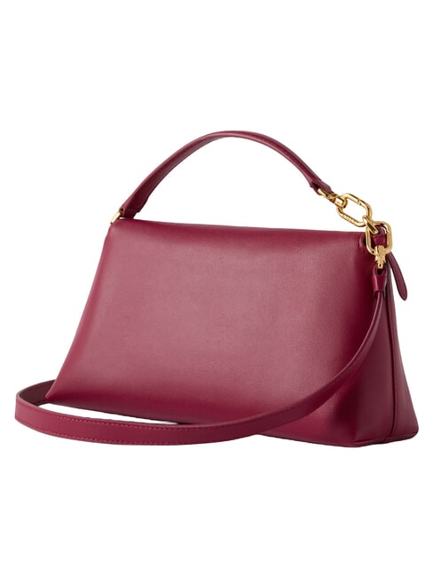 SFERA SOFT Lederhandtasche mit Schulterriemen Rhododendron - Damentaschen
