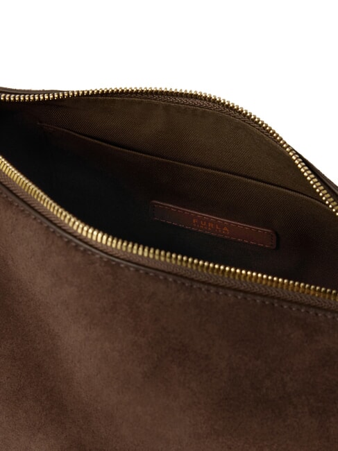 DEBBY Schultertasche, Leder Espressot&ouml;ne - Damentaschen