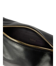 FURLA TALIA Mini-Schultertasche mit Schultergurt Schwarz - Damentaschen - 3