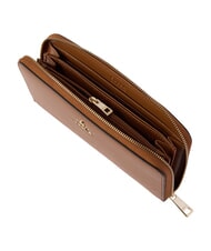 FURLA CAMELIA Gro&szlig;e Geldb&ouml;rse mit umlaufendem Rei&szlig;verschluss Cognac - Brieftaschen Damen - 3