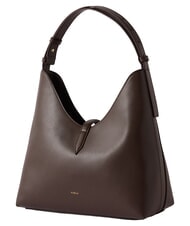 FURLA GOCCIA Umh&auml;ngetasche aus Leder Schokolade - Damentaschen - 3
