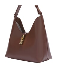 FURLA GOCCIA Umh&auml;ngetasche aus Leder Schokolade - Damentaschen - 6