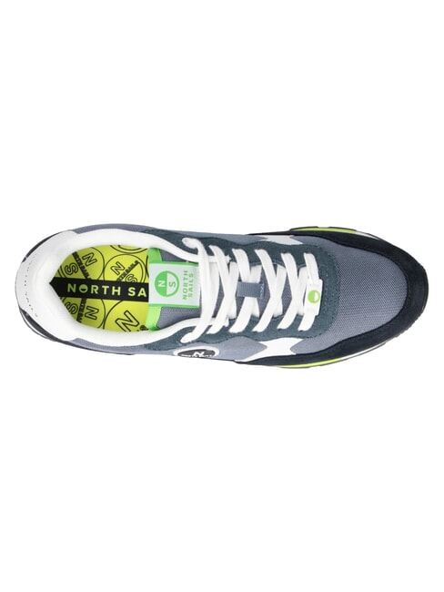 ROUTE Turnschuhe Marineblau-Limette - Herrenschuhe