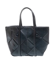 CALVIN KLEIN WOVEN Handtasche mit Schulterriemen auf Schwarz - Damentaschen - 4
