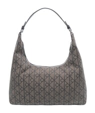 CALVIN KLEIN EMBLEM JAQUARD Die Schultertasche Lotus Beige/Schwarz AOP JQD - Damentaschen - 4
