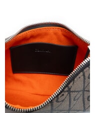 CALVIN KLEIN EMBLEM AOP Mini-Schultertasche Lotus Beige / Schwarz AOP - Damentaschen - 5