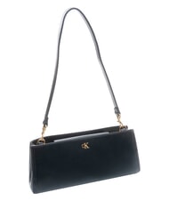 CALVIN KLEIN CK ELONGATED Umh&auml;ngetasche auf Schwarz - Damentaschen - 2