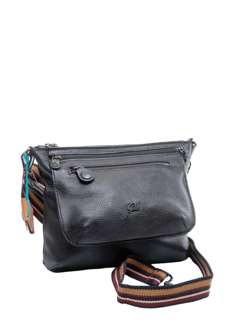 BENNY M Schultertasche, Leder Schwarz - Damentaschen