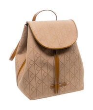 CALVIN KLEIN EMBLEM AOP Rucksack mit Innentasche Maisstroh/tbd aop jqd - Damentaschen - 2