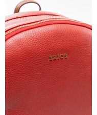 BRIC&rsquo;S CREMONA Lederrucksack, zwei F&auml;cher rot - Damentaschen - 4