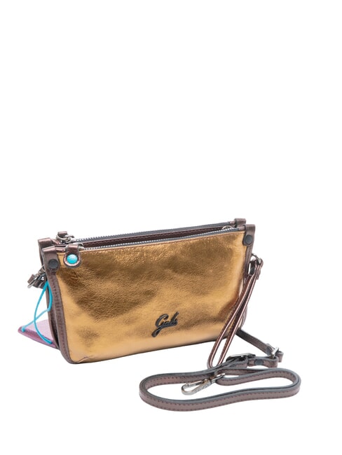 BELLA Mini-Schultertasche aus Leder W&uuml;stenkompass. - Damentaschen