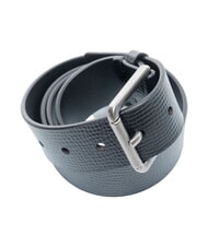 CALVIN KLEIN CASUAL ROLLER Lederg&uuml;rtel schwarz/antiksilber - G&uuml;rtel - 3