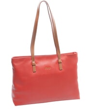 BRIC&rsquo;S CREMONA S Leder-Einkaufstasche, Schultertasche rot - Damentaschen - 2