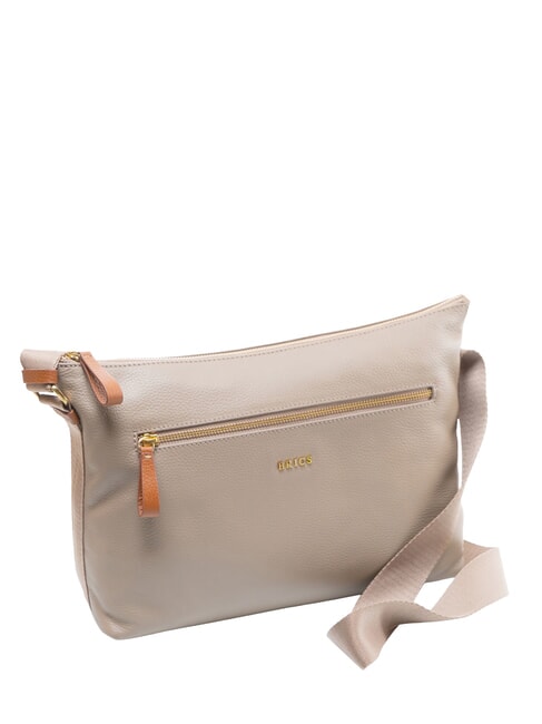 CREMONA Mini-Schultertasche aus Leder Taubengrau - Damentaschen