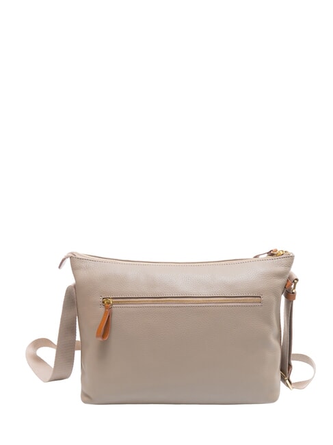 CREMONA Mini-Schultertasche aus Leder Taubengrau - Damentaschen