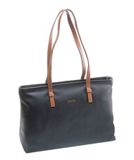 BRIC&rsquo;S CREMONA S Leder-Einkaufstasche, Schultertasche Schwarz - Damentaschen - 2