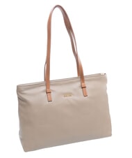 BRIC&rsquo;S CREMONA S Leder-Einkaufstasche, Schultertasche Taubengrau - Damentaschen - 2