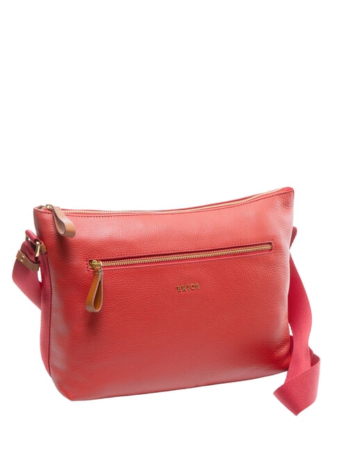 CREMONA Mini-Schultertasche aus Leder rot - Damentaschen