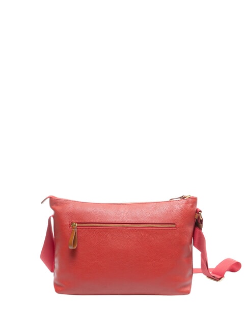 CREMONA Mini-Schultertasche aus Leder rot - Damentaschen