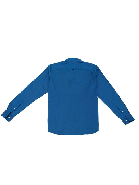 TH Lang&auml;rmeliges Baumwollhemd blauschwarz - Herrenhemden